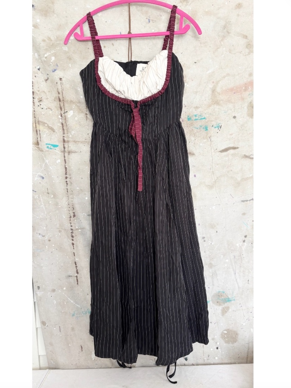 Fashion Brand Company Pirate Queen Tencel Stripe Dress - Picture 3 of 6